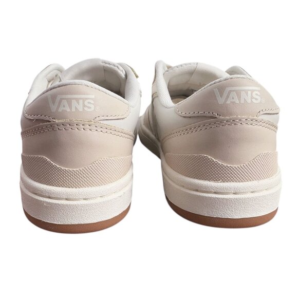 VANS Lowland 2.0 Sneaker in Marshmallow White Leather NEW in BOX Women's SZ 5 - Picture 6 of 12